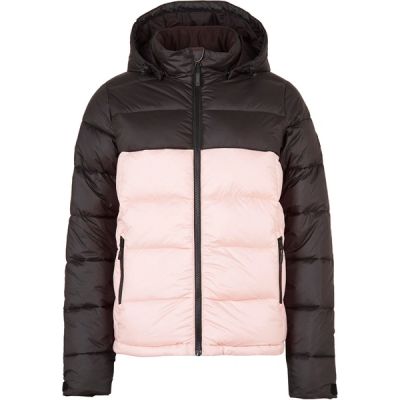 4. O'neill O'riginals Puffer Jacket Peach Whip Colour Block [1500070-44021] r. S