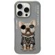 Etui Nimmy Glasses Cool Dog na iPhone 16 Pro Max - szare