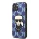 2. Etui Karl Lagerfeld Monogram Ikonik Patch na iPhone 13 - niebieskie
