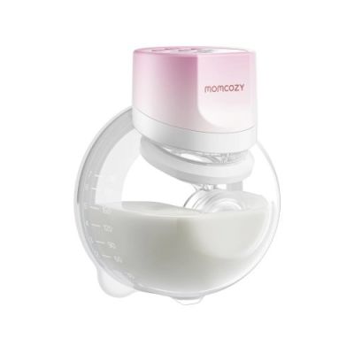 2. MOMCOZY S12 PRO+ noszony laktator różowy – pojedynczy zestaw