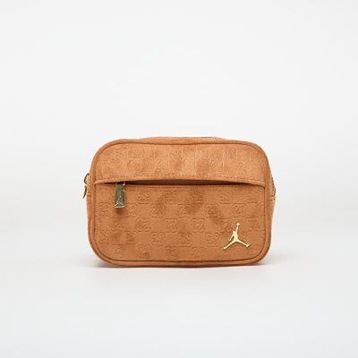 Torebka damska Air Jordan Suede Monogram Camera Bag Cognac - MA9207-X6X