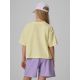 2. T-shirt loose z nadrukiem dziewczęc 4F 4FJRSS26TTSHF3908-72S