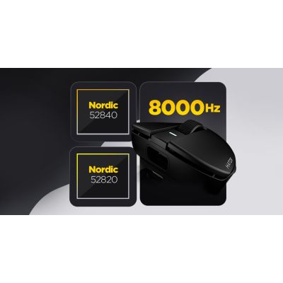 14. HATOR Quasar 3S Ultima 8K Wireless myszka Gaming Po prawej stronie RF Wireless + Bluetooth + USB Type-C Optyczny 30000 DPI