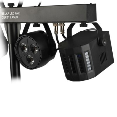 16. Multiefekt LIGHT4ME BELKA LED PAR DERBY LASER
