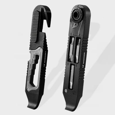 5. Zestaw kluczy Wozinsky WZK-L2 14w1 narzędzia rowerowe multitool imbusy łyżki do opon - czarny