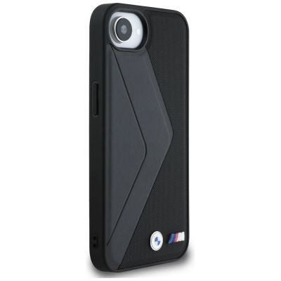 4. Etui BMW Oversized Stripes MagSafe na iPhone 16e - czarne