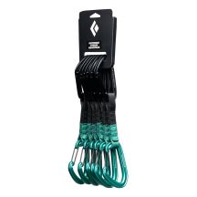 Ekspresy wspinaczkowe Black Diamond HotForge Hybrid Quickpack 12 cm - clean green