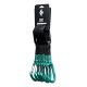 Ekspresy wspinaczkowe Black Diamond HotForge Hybrid Quickpack 12 cm - clean green