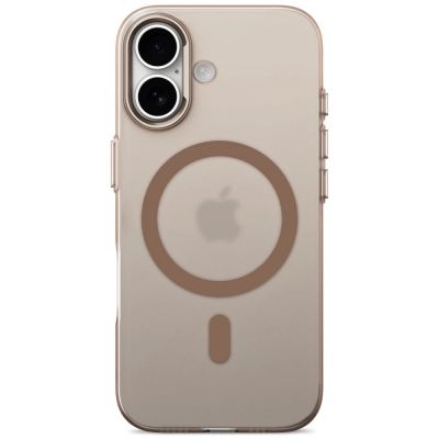 3. Etui Tech-Protect MagZero MagSafe na iPhone 17 - beżowo-brązowe matowe