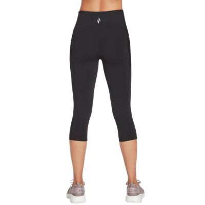 2. Skechers Go Walk High Waisted Capri Short W2CP2-BLK Czarne XS
