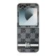 2. Etui DKNY Chequered Pattern Printed Stripes na Samsung Galaxy Z Flip 6 - czarne
