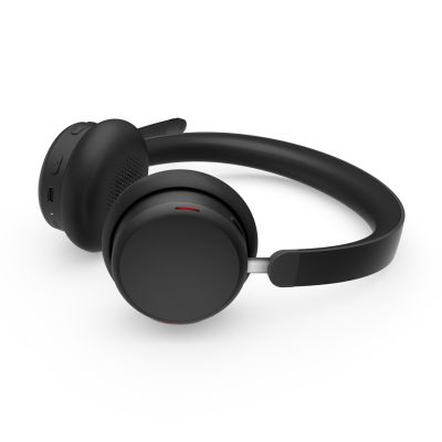 8. Lenovo 6550 Zestaw słuchawkowy Bezprzewodowy Opaska na głowę Biuro/centrum telefoniczne USB Type-C Bluetooth Czarny