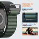 14. Pasek Pasek Spigen WBF1 na Apple Watch 44 / 45 / 46 / 49 mm - czarno-zielony