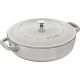 STAUB Żeliwna patelnia do duszenia z pokrywką 28 cm, truflowy