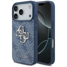 Etui Guess 4G Big Logo na iPhone 17 Pro / 18 Pro - niebieskie