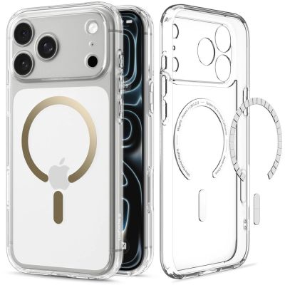 2. Etui Spigen Ultra Hybrid Mag MagSafe na iPhone 18 Pro / 17 Pro - przezroczysto-złote