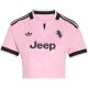 2. Koszulka damska adidas Juventus 26/27 Away Cropped Jersey różowo-czarna KB8842