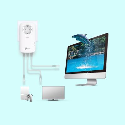 3. TP-Link TL-PA8033P KIT Karta sieciowa do PowerLine 1300 Mbit/s Przewodowa sieć LAN Biały 2 szt.
