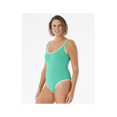 4. Kostium kąpielowy RIP CURL Premium Surf Cheeky One Piece zielony