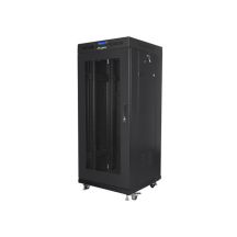 LANBERG SZAFA STOJĄCA RACK 19" 27U 600X600 DRZWI PERFOROWANE LCD CZARNA (FLAT PACK) FF01-6627-23BL