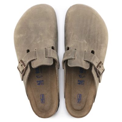 6. Birkenstock męskie chodaki BOSTON BS 1018147 TABACCO BROWN (szerokość standardowa)