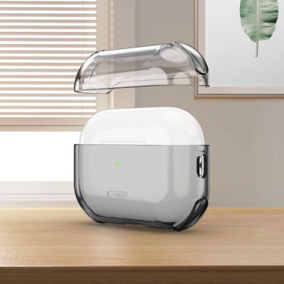 5. Etui Tech-Protect Bounce na AirPods Pro 3 - półprzezroczyste