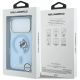 8. Etui Karl Lagerfeld Peekaboo Logo MagSafe na iPhone 18 Pro / 17 Pro - jasnoniebieskie