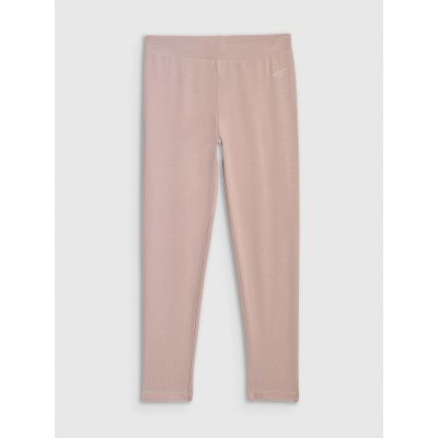 6. Legginsy dzianinowe dziewczęce 4F 4FJRAW25TTIGF291-83S