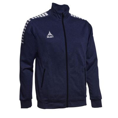 SELECT Monaco Bluza Tren. ZIP navy granatowa