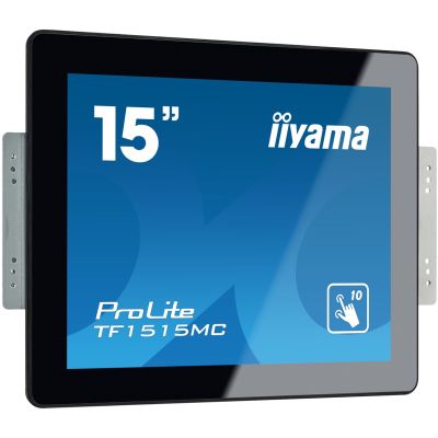 5. iiyama TF1515MC-B2 monitor komputerowy 38,1 cm (15") 1024 x 768 px XGA LED Ekran dotykowy Czarny