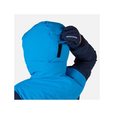 7. Kurtka narciarska dziecięca ROSSIGNOL Boy Siz Quilted Jkt granatowa