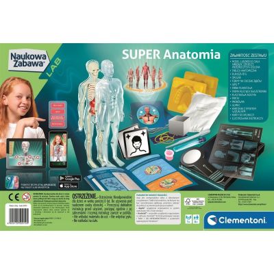 2. Zestaw Clementoni - Super anatomia