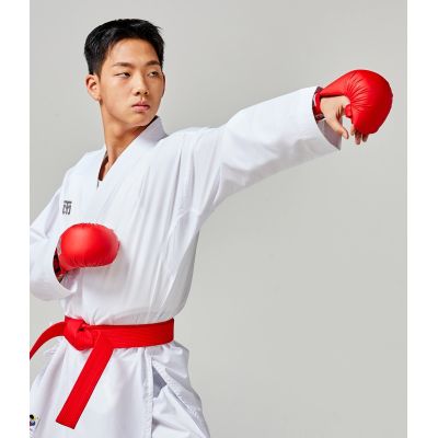 9. Rękawice do Karate - Mitts 2 RED WKF | MOOTO