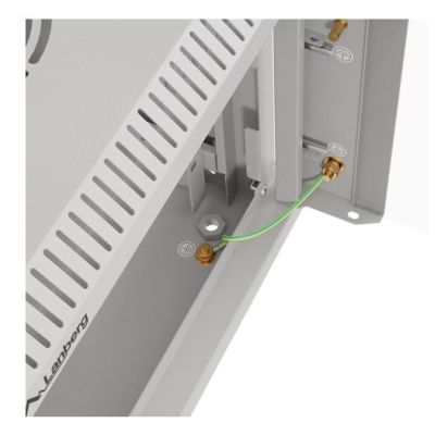 12. Lanberg WF11-3304-10S stojak 4U Szafa wisząca Szary
