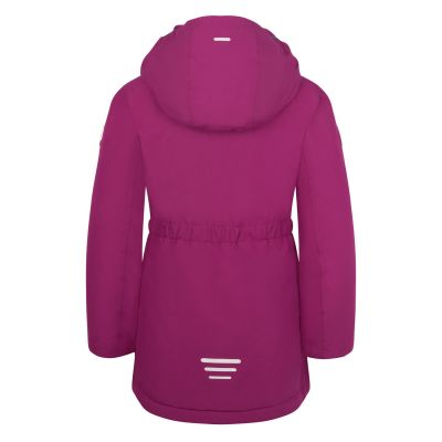 2. Kurtka puchowa dla dziewczynki Trollkids Girls Alesund Coat wodoodporna różowa (301-235)