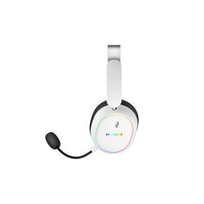 4. Słuchawki dla graczy Hator Phoenix 2 Wireless bezprzewodowe białe