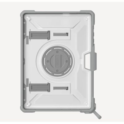 5. UAG Plasma - obudowa ochronna z podstawką i paskiem na ramię i dłoń do Microsoft Surface Go 1/2/3/4 G (wersja OEM) (white/gray)