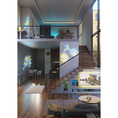 9. Nanoleaf Lines Starter Kit Inne