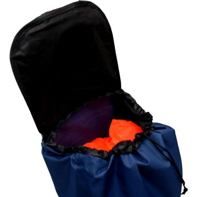 6. WÓZEK TORBA NA KÓLKACH NA ZAKUPY ZE STELAŻEM 31L NIEBIESKO BIAŁY