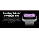 14. Smartwatch Damski GRAVITY GT18-5 Czarny Pasek Silikonowy + Szary Pasek