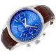 3. Zegarek Męski Giewont Chronograph Sapphire Srebrno Niebieski GW7650-A5