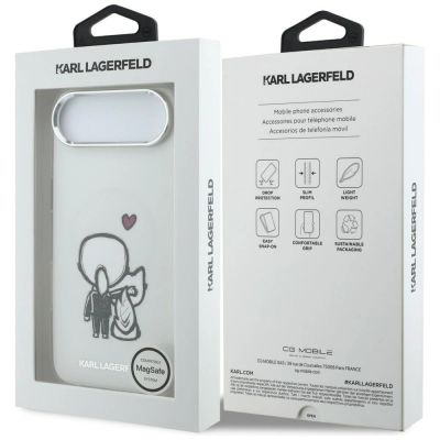 8. Etui Karl Lagerfeld Karl & Choupette Back MagSafe na iPhone Air - przezroczyste