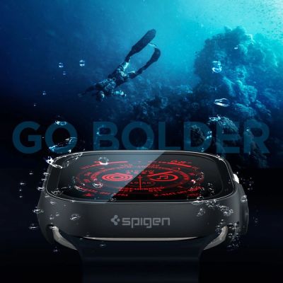 7. Etui Spigen Thin Fit 360 na Apple Watch Ultra (49 mm) - czarne
