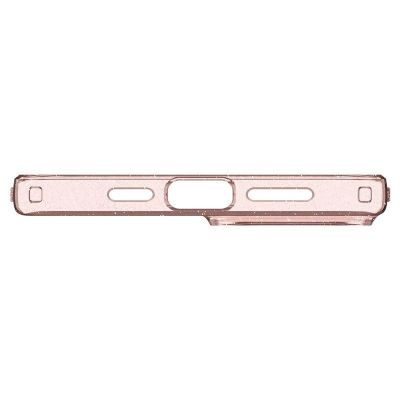 9. Etui Spigen Liquid Crystal Glitter na iPhone 15 Plus - różowo-przezroczyste