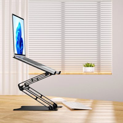 16. Podstawka pod laptopa, tablet Wozinsky WRS-CPY75DSB aluminiowa + Gratis! podstawka do smartfona - czarna