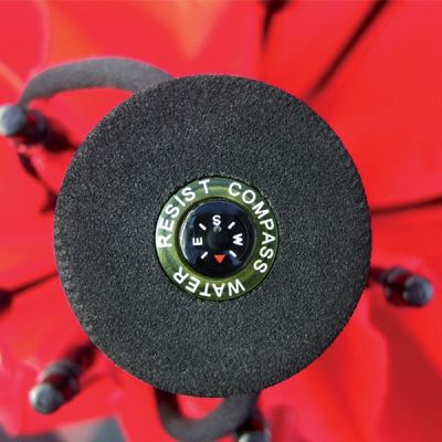 4. EuroSCHIRM Birdiepal outdoor Czerwony Włókno szklane Poliamidowy Pełnowymiarowa Parasol przeciwdeszczowy