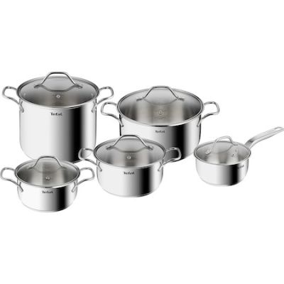 Zestaw garnków TEFAL Intuition 10 elem. B864SA74