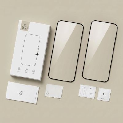 9. Szkło hartowane Tech-Protect Glass Fit+ 2-Pack na Xiaomi Redmi 17 4G / 5G - czarne