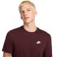 3. Koszulka męska Nike Club Tee burgundowa AR4997 652