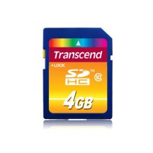 SD Card   4GB Transcend SDHC Class10